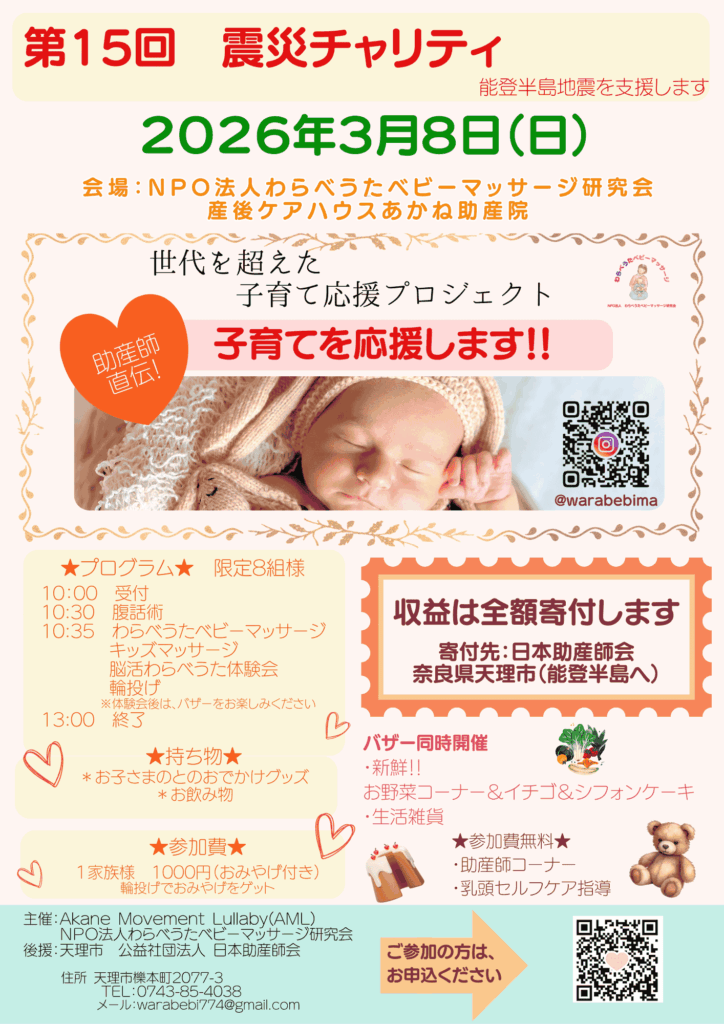 奈良本部震災チャリティ