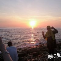 インドネシアの夕日